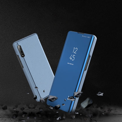 For Xiaomi Mi 10 / 10 Pro Plated Mirror Horizontal Flip Leather Case with Holder, For Xiaomi Mi 10