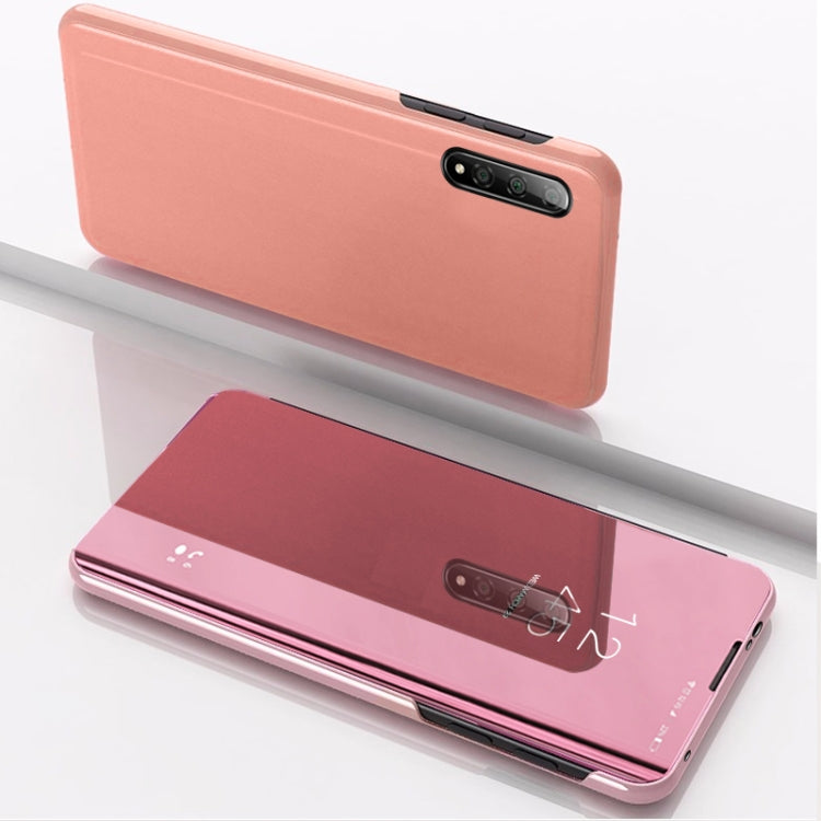 For Xiaomi Mi 10 / 10 Pro Plated Mirror Horizontal Flip Leather Case with Holder, For Xiaomi Mi 10