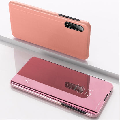 For Xiaomi Mi 10 / 10 Pro Plated Mirror Horizontal Flip Leather Case with Holder, For Xiaomi Mi 10