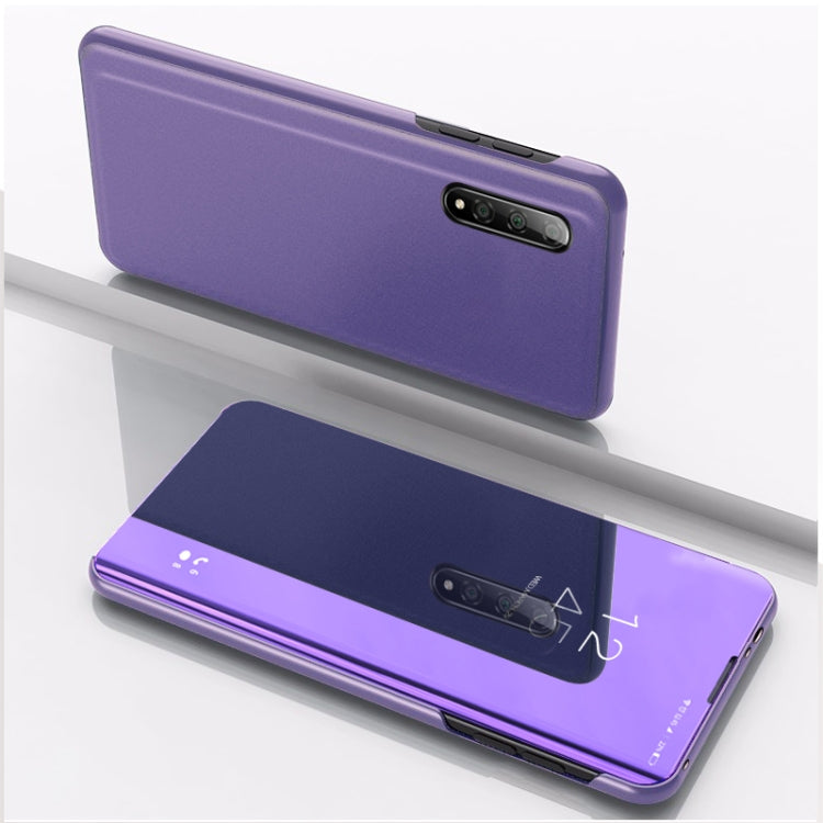 For Xiaomi Mi 10 / 10 Pro Plated Mirror Horizontal Flip Leather Case with Holder, For Xiaomi Mi 10