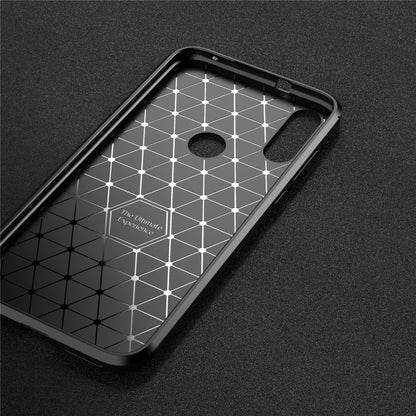 For Mootora MOTO E7 Carbon Fiber Texture Shockproof TPU Case, For Mootora MOTO E7