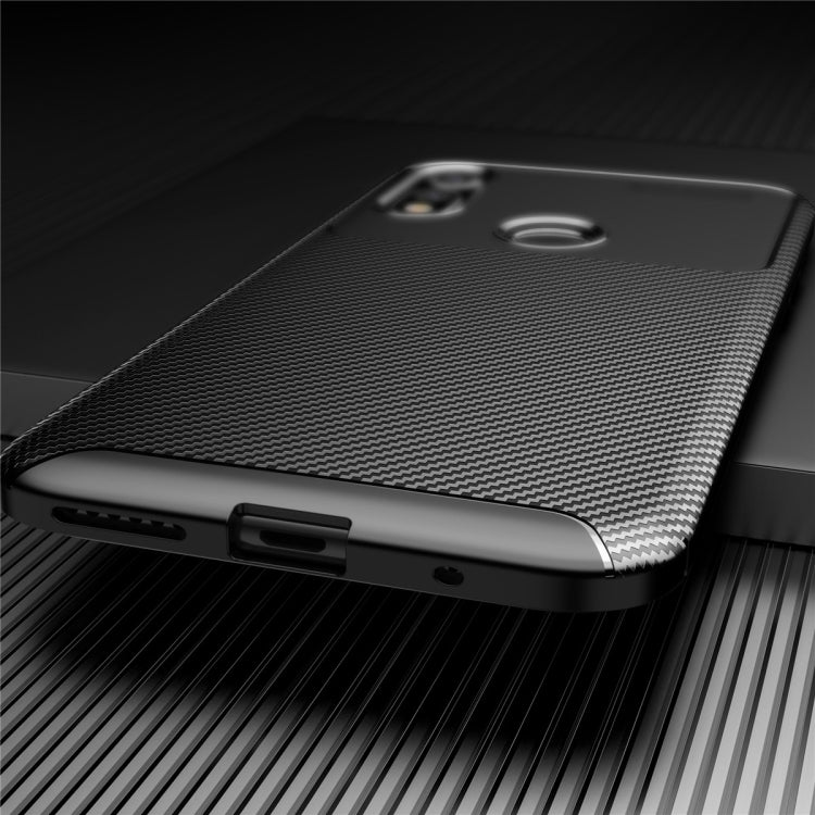 For Mootora MOTO E7 Carbon Fiber Texture Shockproof TPU Case, For Mootora MOTO E7
