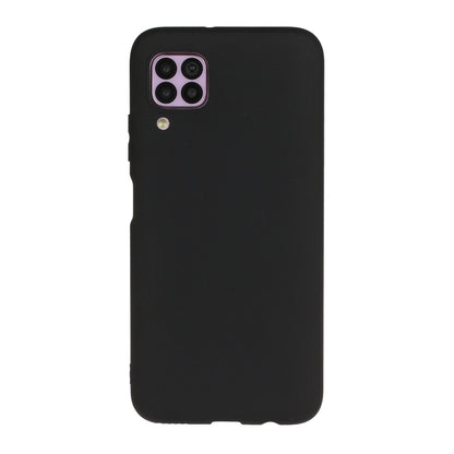 Black frosted TPU phone case with camera cutouts and slim profile