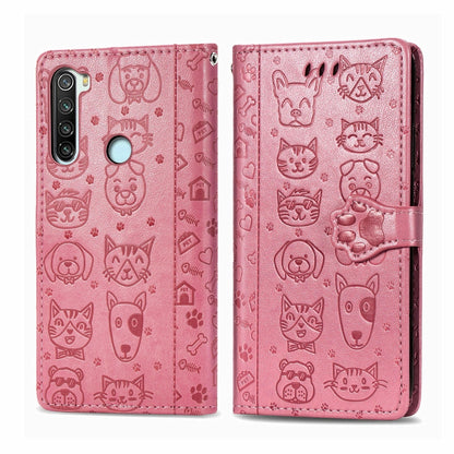 Cute Cat and Dog Embossed Horizontal Flip PU Leather Case with Holder / Card Slot / Wallet / Lanyard, For Huawei P30, For Huawei P30 Lite / Nova 4e, For Huawei Mate 30 Lite/Nova 5i Pro, For Huawei P Smart Z / Y9 Prime2019, For Huawei Honor 20          ...