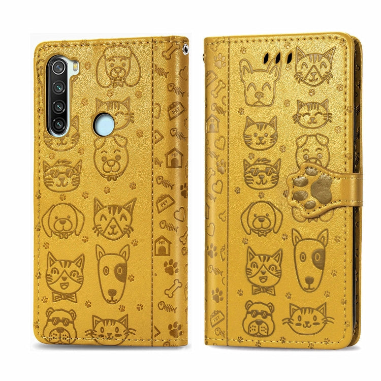 Cute Cat and Dog Embossed Horizontal Flip PU Leather Case with Holder / Card Slot / Wallet / Lanyard, For Huawei P30, For Huawei P30 Lite / Nova 4e, For Huawei Mate 30 Lite/Nova 5i Pro, For Huawei P Smart Z / Y9 Prime2019, For Huawei Honor 20          ...