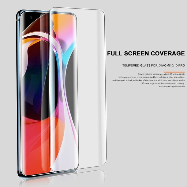 Curved 3D tempered glass screen protector film for Xiaomi Mi 10/10 Pro, full coverage