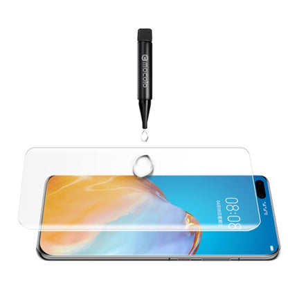 Tempered glass screen protector film and application tool for Huawei P40 Pro