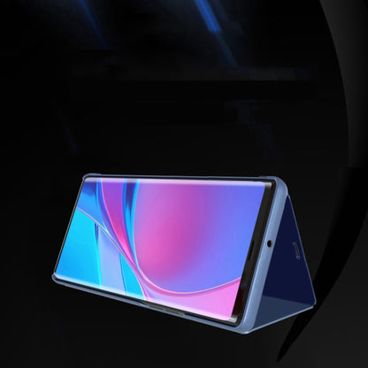 For Huawei P40 Lite/Nova 7i Plated Mirror Horizontal Flip Leather Case with Holder, For Huawei P40 Lite