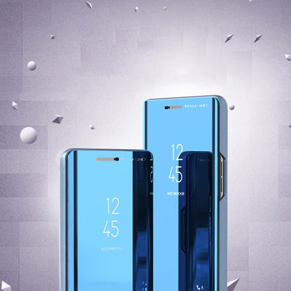 For Huawei P40 Lite/Nova 7i Plated Mirror Horizontal Flip Leather Case with Holder, For Huawei P40 Lite