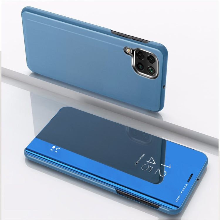 For Huawei P40 Lite/Nova 7i Plated Mirror Horizontal Flip Leather Case with Holder, For Huawei P40 Lite