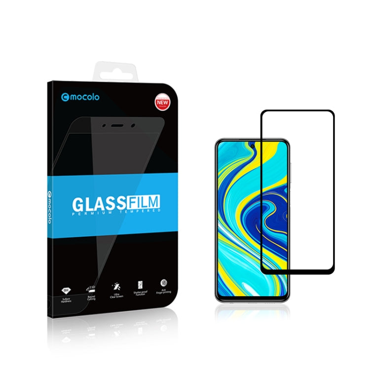 mocolo GlassFilm tempered glass screen protector for Redmi Note 9 Pro, 0.33mm, 9H (2-pack)