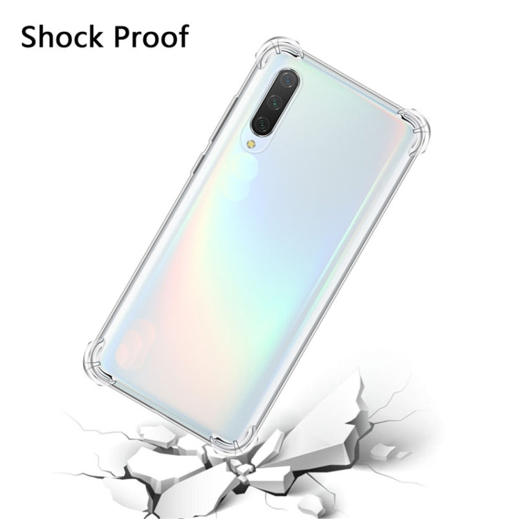 Transparent TPU shockproof phone case with four-corner bumper for OPPO Find X2