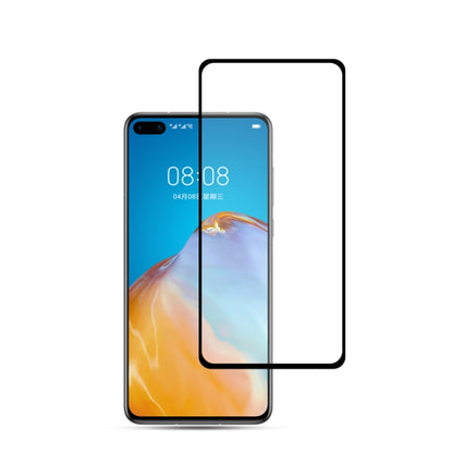 Tempered glass screen protector film for Huawei P40, black-edged 2.5D full glue