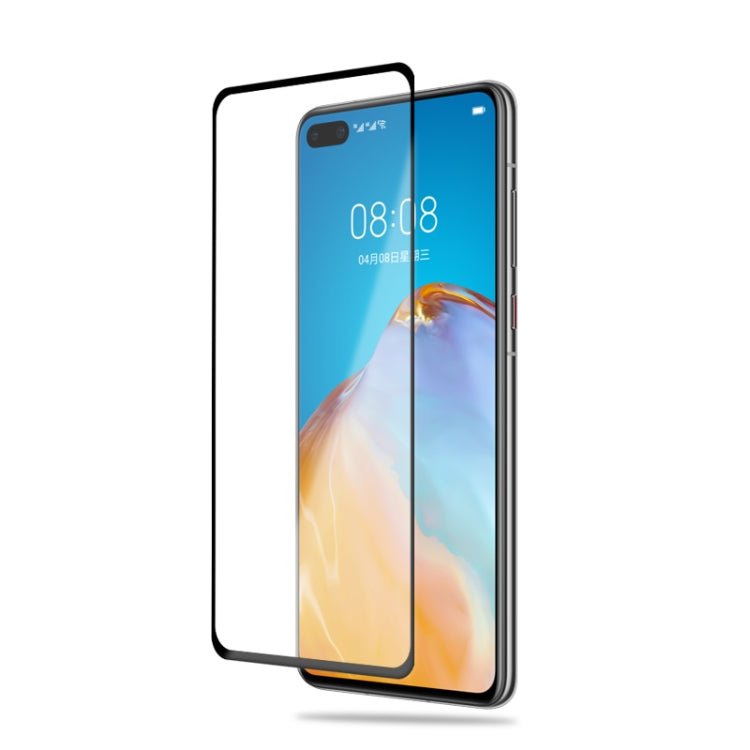 Tempered glass screen protector film for Huawei P40, two panels shown
