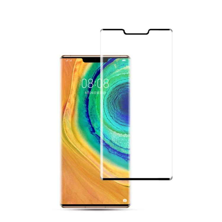 Tempered glass screen protector for Huawei Mate 30 Pro with rounded 3D edges, clear