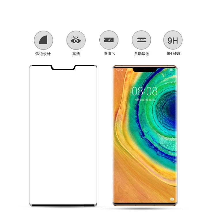 Tempered glass screen protector for Huawei Mate 30 Pro, clear full-size panel