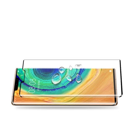 Tempered glass screen protector for Huawei Mate 30 Pro, clear curved panel for screen coverage