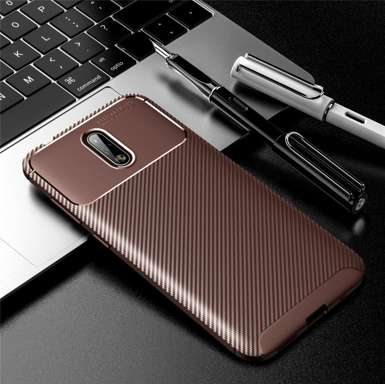 For NOKIA 2.3  Carbon Fiber Texture Shockproof TPU Case, For NOKIA 2.3
