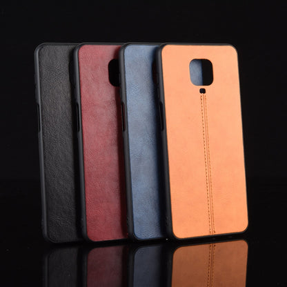 For Xiaomi Redmi Note 9 Pro / Note 9s / Note 9 Pro Max Shockproof Sewing Cow Pattern Skin PC + PU + TPU Case, For Redmi Note 9 Pro