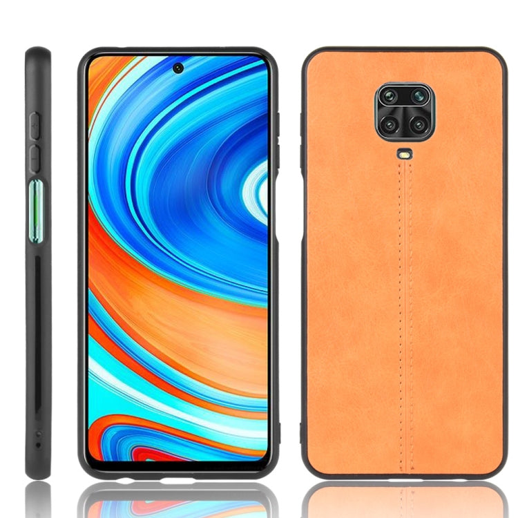 For Xiaomi Redmi Note 9 Pro / Note 9s / Note 9 Pro Max Shockproof Sewing Cow Pattern Skin PC + PU + TPU Case, For Redmi Note 9 Pro