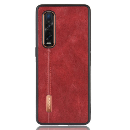 For Oppo Find X2 Pro Shockproof Sewing Cow Pattern Skin PC + PU + TPU Case, For OPPO Find X2 Pro