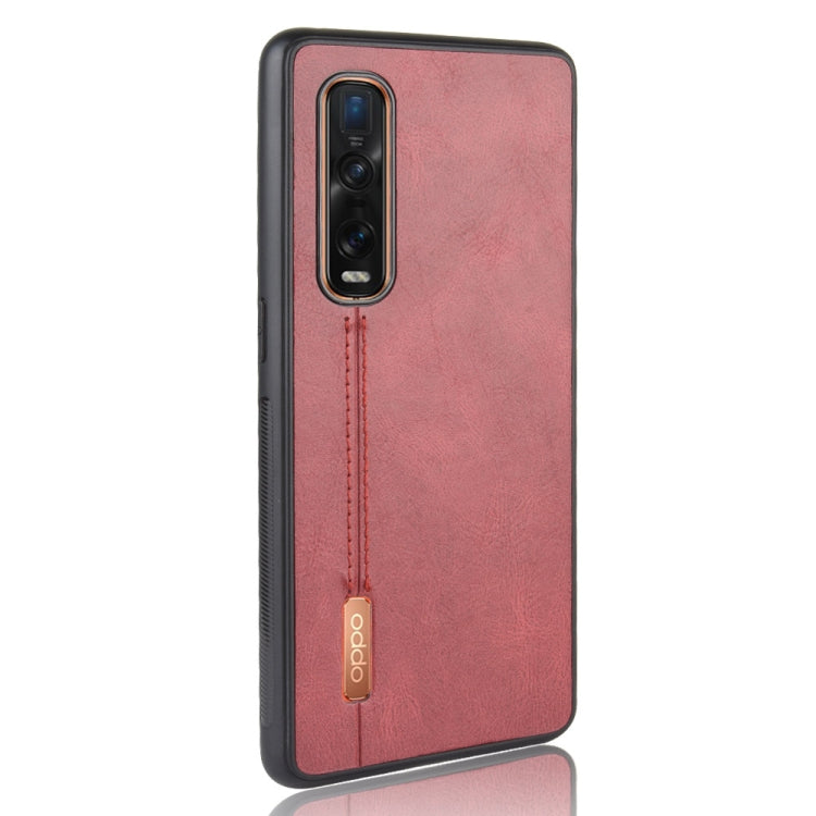 For Oppo Find X2 Pro Shockproof Sewing Cow Pattern Skin PC + PU + TPU Case, For OPPO Find X2 Pro