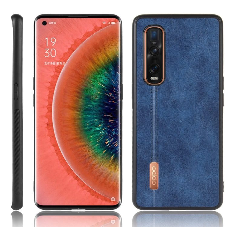 For Oppo Find X2 Pro Shockproof Sewing Cow Pattern Skin PC + PU + TPU Case, For OPPO Find X2 Pro