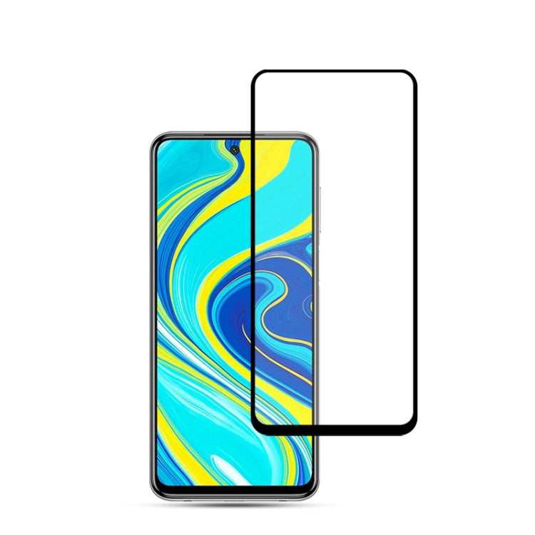 Xiaomi Redmi Note 9s tempered glass screen protector, 2.5D full glue