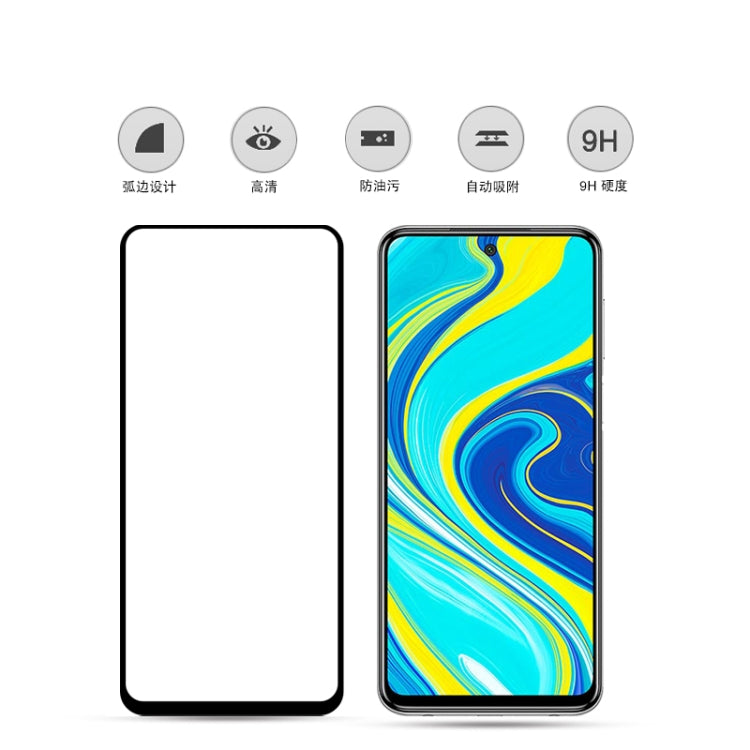 Xiaomi Redmi Note 9s tempered glass screen protector with 9H scratch protection