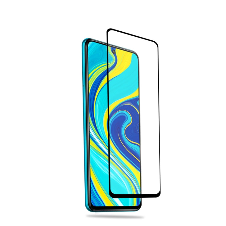 Xiaomi Redmi Note 9s tempered glass screen protector, edge-to-edge fit