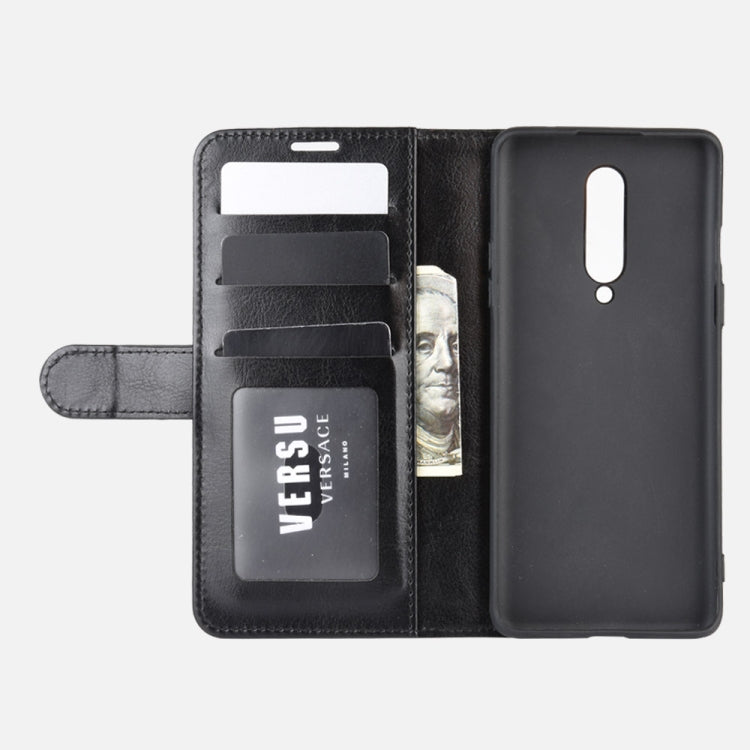 Black wallet phone case with card holder pocket and rear camera cutout