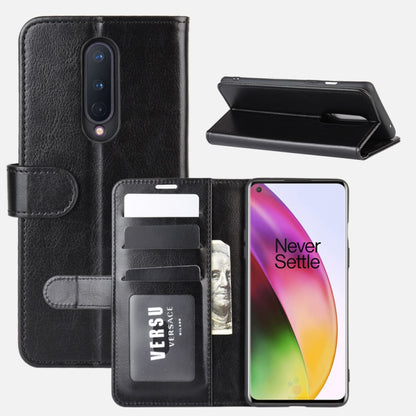 Black wallet flip phone case with card slots, money pocket, and screen cover
