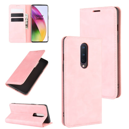 Pink leather folio phone case with card slots and magnetic stand
