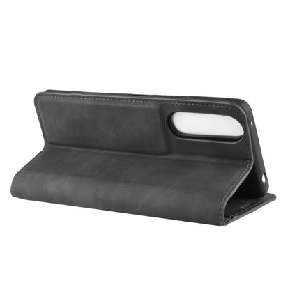 For Sony Xperia 10 II Retro-skin Business Magnetic Suction Leather Case with Holder & Card Slots & Wallet, For Sony Xperia 10 II