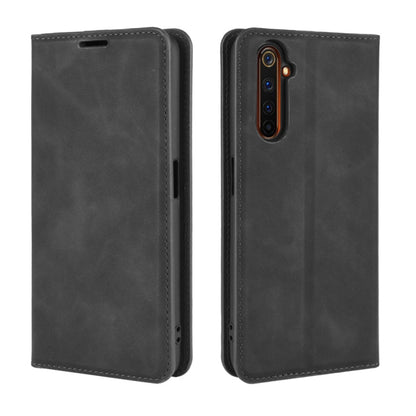 Black leather phone case, front and back views with camera and port cutouts