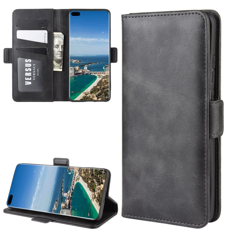 Leather flip case for Huawei P40 Pro+ with card slots and magnetic buckle closure