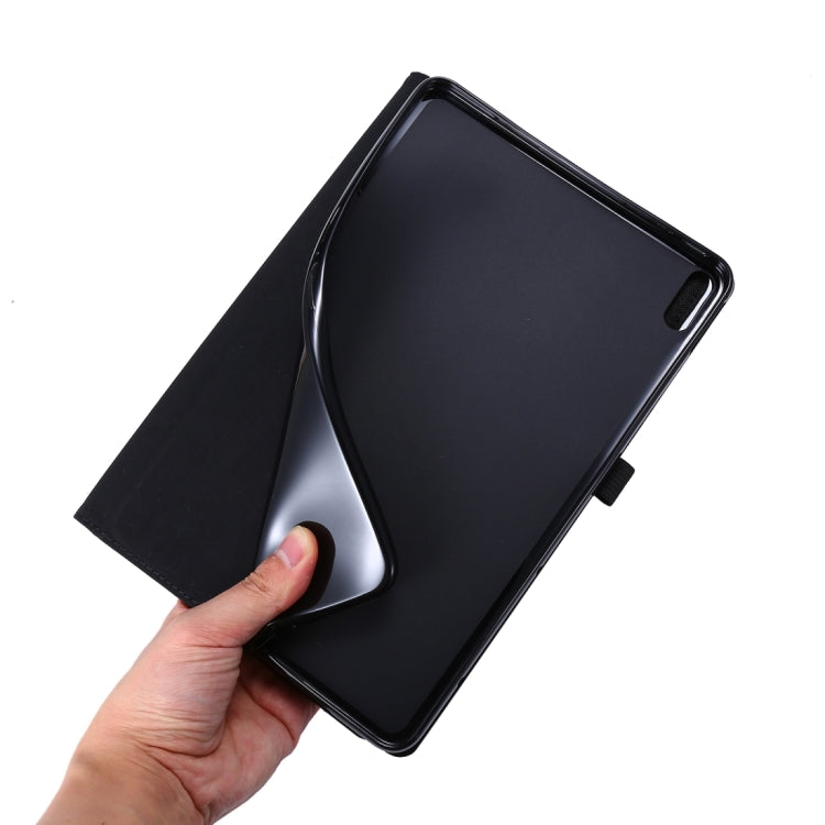 Fabric + TPU Flat Protective case With Name Card Clip, For Huawei Matepad Pro 10.8