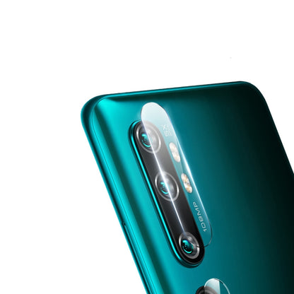 Tempered glass rear camera lens film over back camera module on teal phone