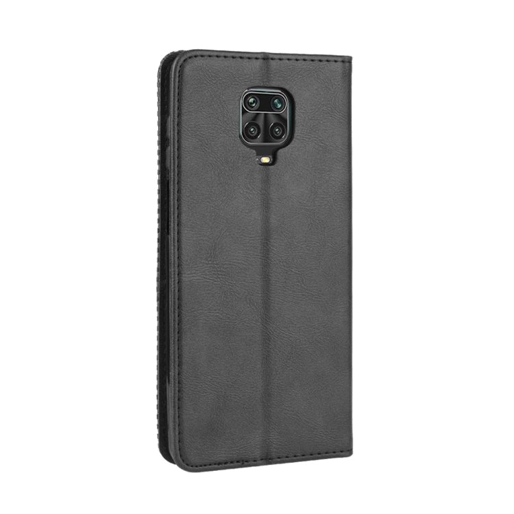 Magnetic flip leather phone case front cover, dark textured black with camera cutout