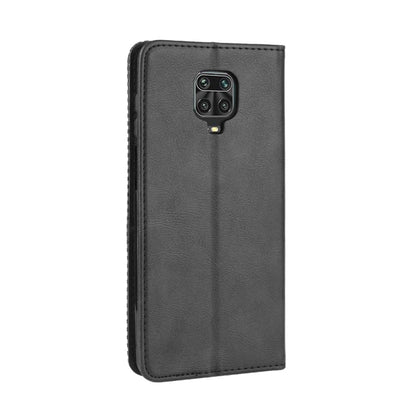 Magnetic flip leather phone case front cover, dark textured black with camera cutout