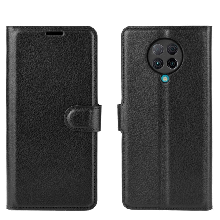 Litchi texture flip phone case with card slot window and magnetic closure