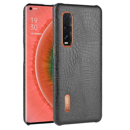 For Oppo Find X2 Pro Shockproof Crocodile Texture PC + PU Case, For OPPO Find X2 Pro