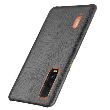 For Oppo Find X2 Pro Shockproof Crocodile Texture PC + PU Case, For OPPO Find X2 Pro