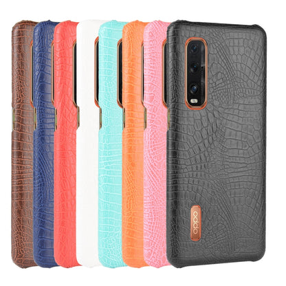 For Oppo Find X2 Pro Shockproof Crocodile Texture PC + PU Case, For OPPO Find X2 Pro