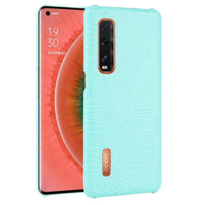 For Oppo Find X2 Pro Shockproof Crocodile Texture PC + PU Case, For OPPO Find X2 Pro