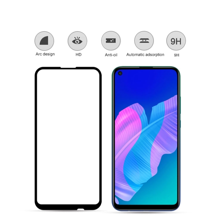 2pcs mocolo 0.33mm 9H 2.5D Full Glue Tempered Glass Film, For Huawei P40 Lite E, For Huawei P40 Lite