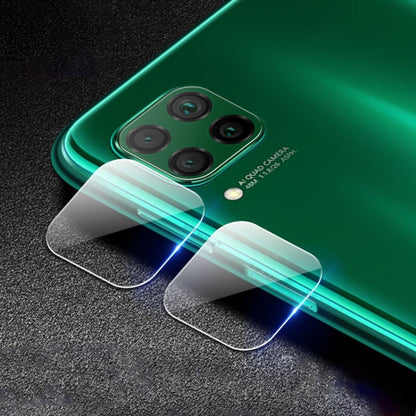 Rear camera lens tempered glass film, curved cutouts on green phone back