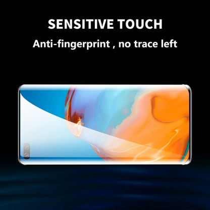 Curved tempered glass screen protector for Huawei P40 Pro, smooth touch surface