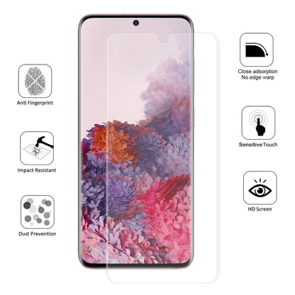 Full-screen hydrogel screen protector film with anti-fingerprint and sensitive touch icons