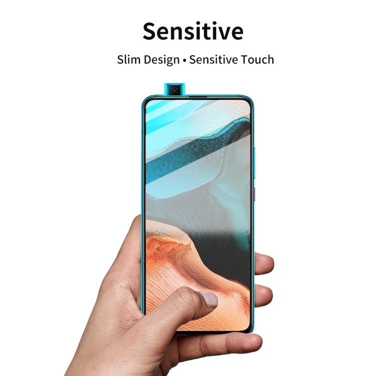 ENKAY tempered glass screen protector on smartphone screen, slim full coverage